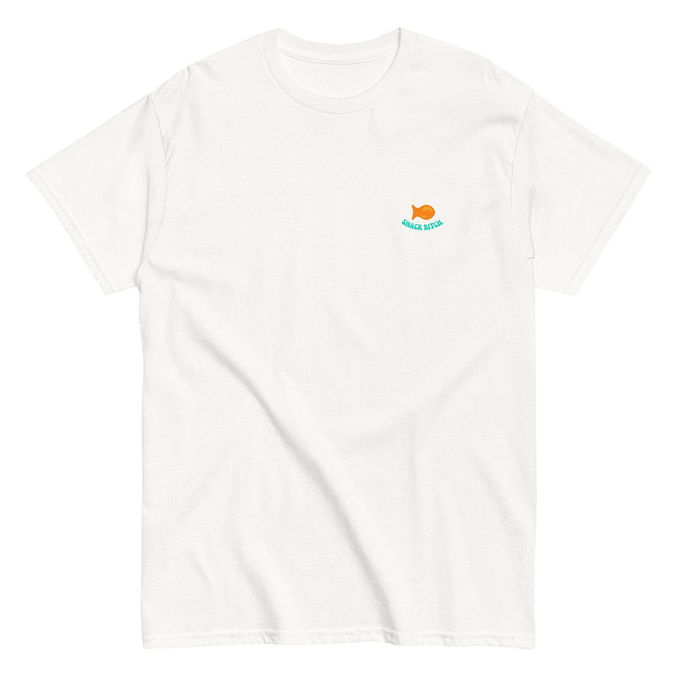 Thumbnail: Snack Bitch Classic Tee: Black/White