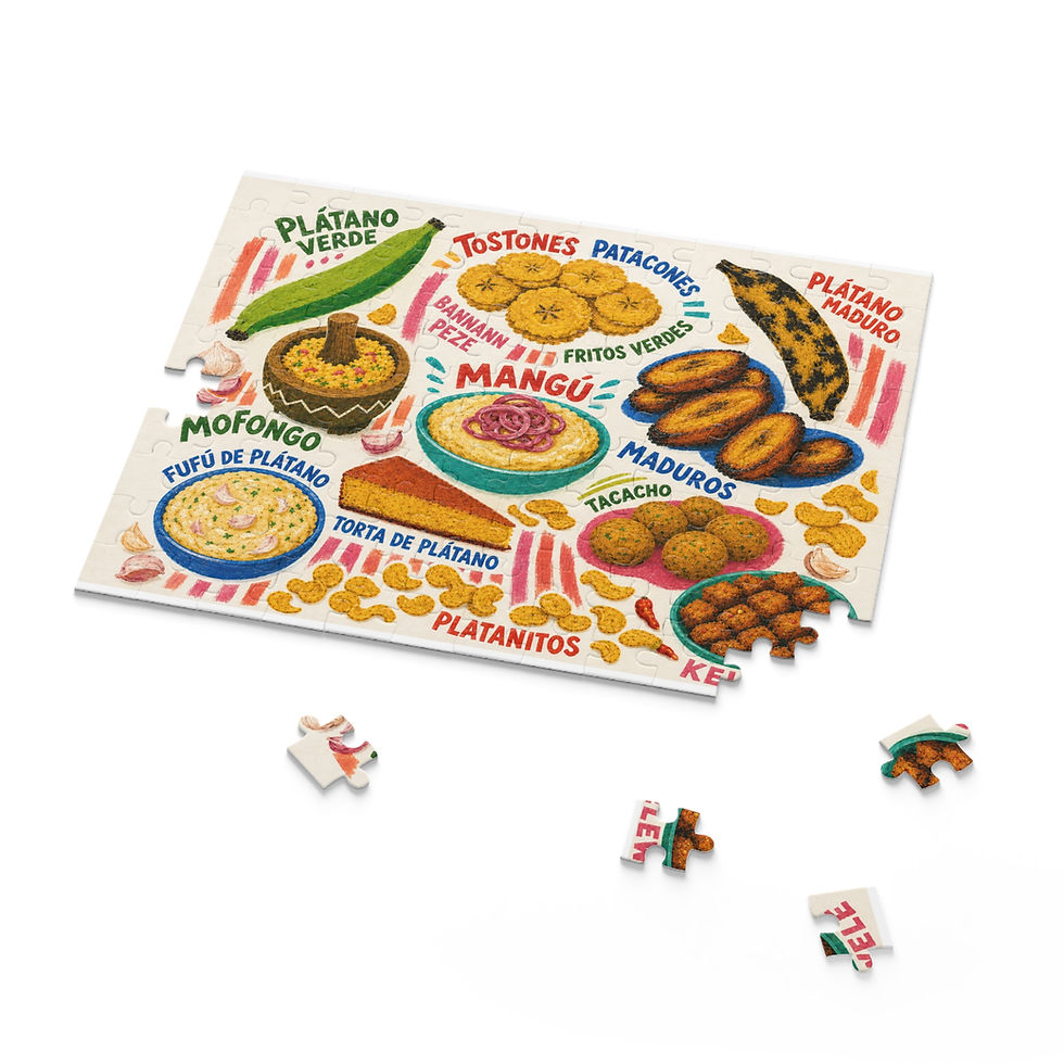 Thumbnail: Plantain, Every Way | 120–500-Piece Plantain Cultural Food Jigsaw Puzzle