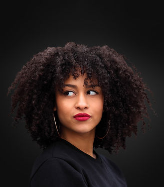 Woman With Curly Hair