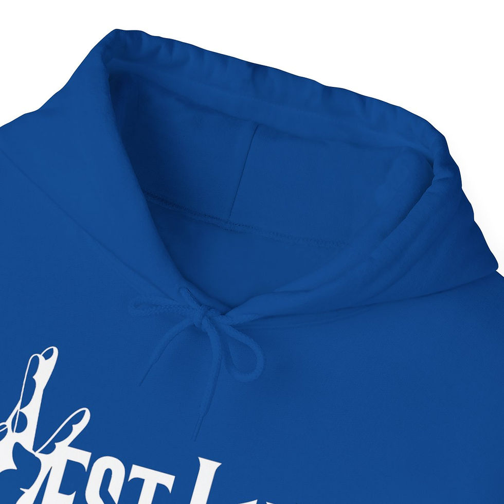 Thumbnail: "WL1FE Hoodie" - Graphic (Dubs Up), White on Blue