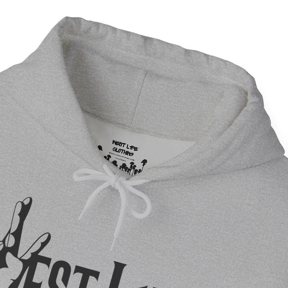 Thumbnail: "WL1FE Hoodie" - Graphic (Dubs Up), Black on Grey