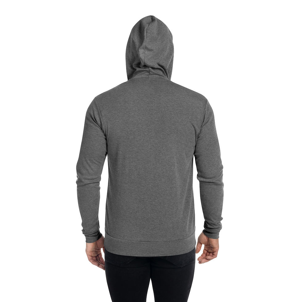 Thumbnail: Adult Unisex zip hoodie