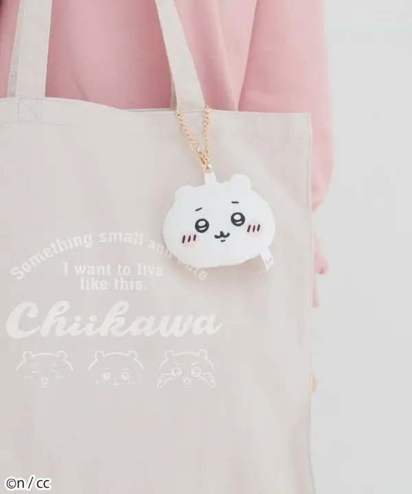 縮圖：Chiikawa 掛飾公仔附單肩袋 Tote Bag (Chiikawa 小可愛) (吉伊)