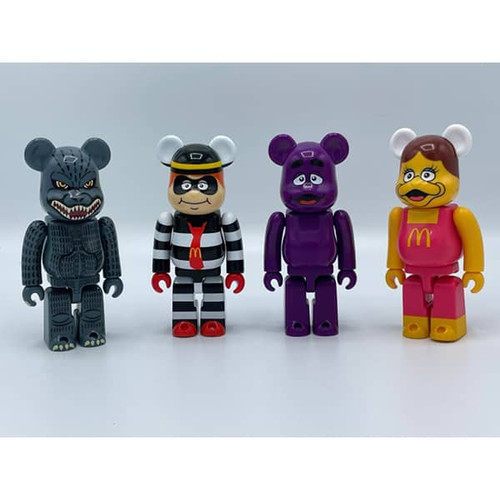 現貨) BE@RBRICK「Godzilla vs. McDonald's」系列公仔| Zakka