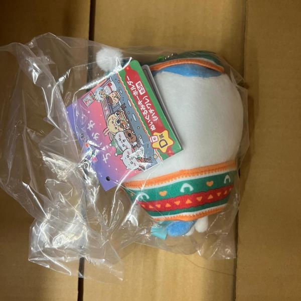 縮圖：Chiikawa 7-11 冬日聖誕一番賞D賞毛公仔掛飾 (Hachiware 八字貓) (小八)