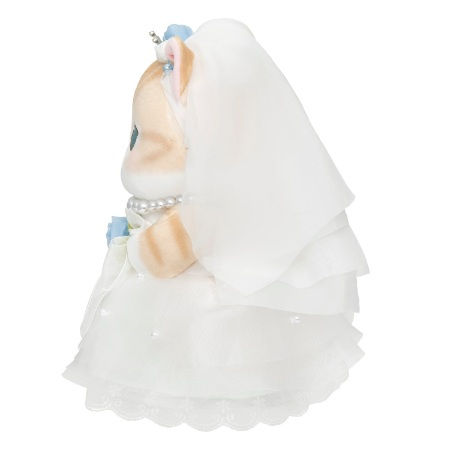 縮圖：mofusand Something Blue 婚禮對裝毛公仔套裝 (花嫁貓貓・花婿貓貓)
