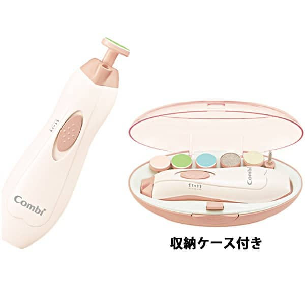 縮圖：COMBI 母嬰兩用電動磨甲護理器套裝 (粉紅色)