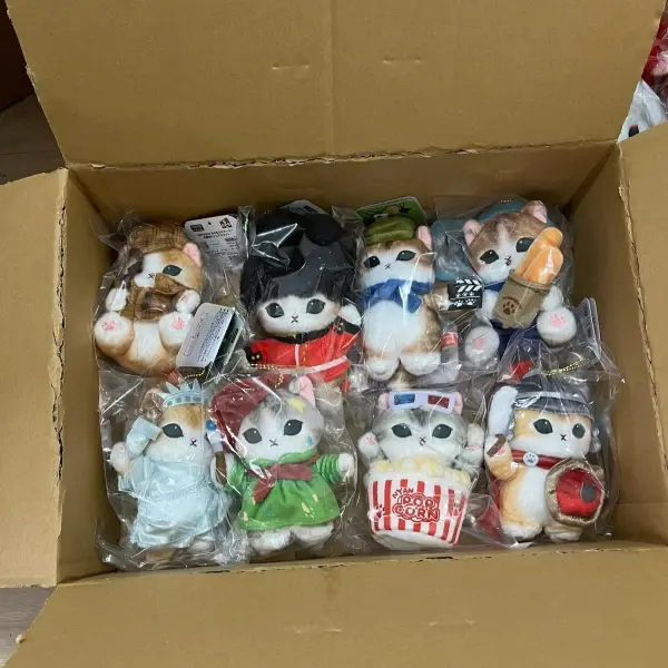 縮圖：Mofusand 世界旅行系列毛公仔掛飾