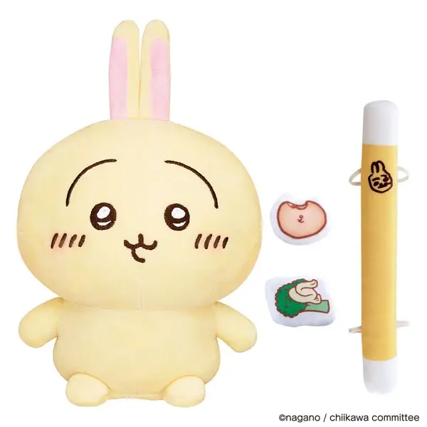 Chiikawa Bandai 討伐棒兔哥發聲公仔 (Usagi 小兔兔) (兔哥)
