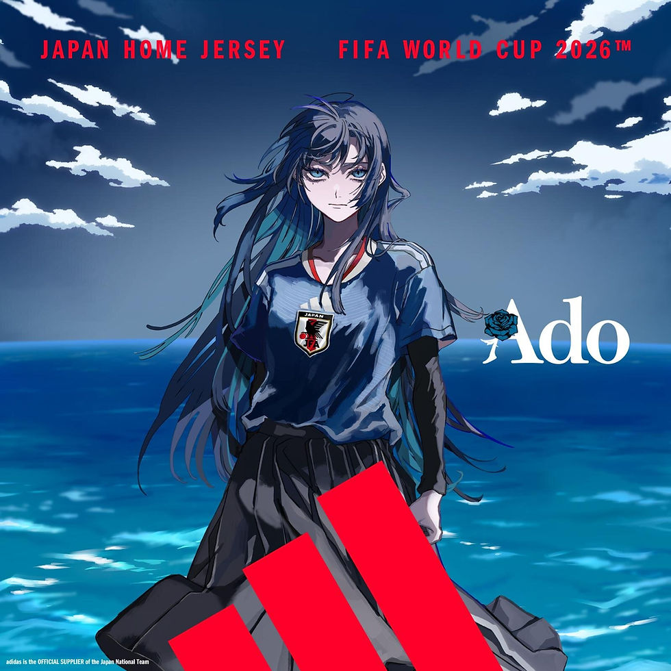 【Ado × adidas 最新合作】2026 日本足球代表隊主題曲〈Uniform Song〉正式製作中!