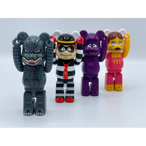 BE@RBRICK - BE@RBRICK / ゴジラvsマグドナルド ゴジラVSマクドナルド」始動！ 150％ベアブリックは要事前抽選