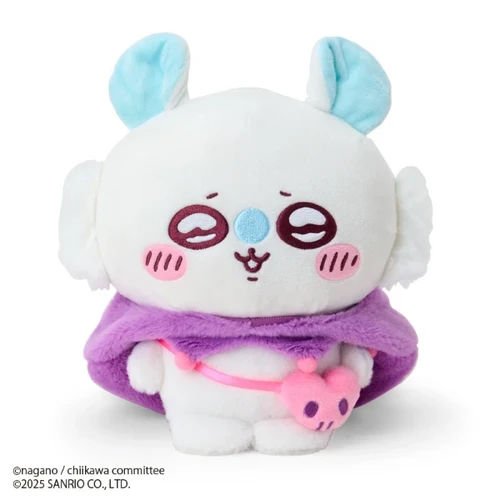 Chiikawa × Sanrio 聯名限定毛公仔(Kuromi x Momonga 飛鼠) (小桃