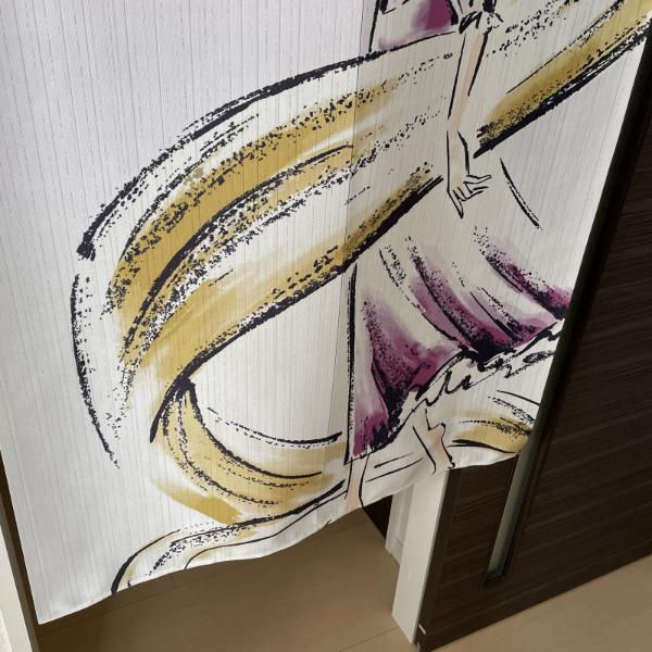 縮圖：(現貨) 日本製 Disney Princess x 桐生のれん 和風門簾 (Rapunzel 長髮公主)