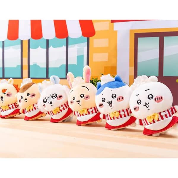 縮圖：Chiikawa 餐廳擔當系列毛公仔掛飾 (Momonga 小桃)