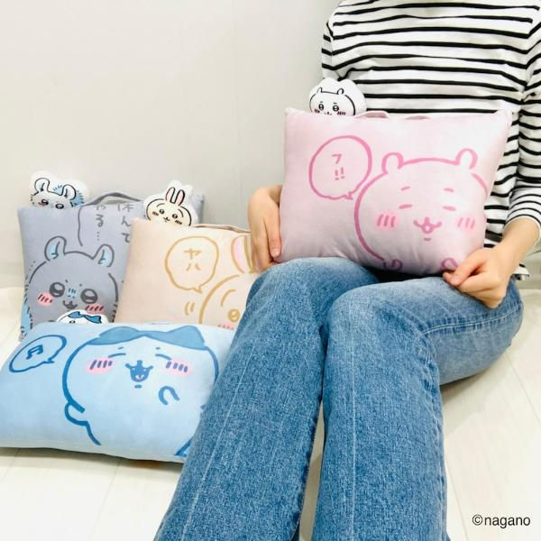 縮圖：Chiikawa Cushion 咕𠱸手提小枕頭