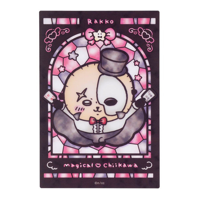 縮圖：(現貨) 日本製 Magical Chiikawa 魔法少女彩色玻璃風透明膠卡片