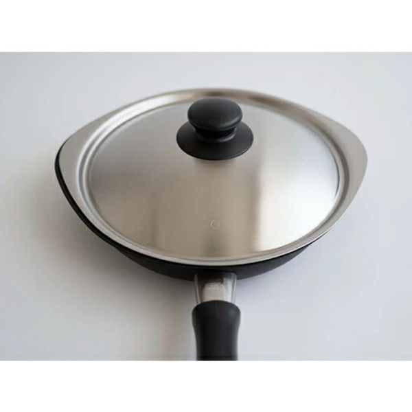 縮圖：日本製 柳宗理 Yanagi Sori 岩紋鐵製平底鍋25cm (鍋蓋付)