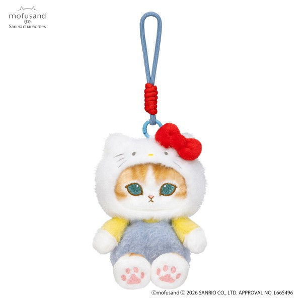 縮圖：(現貨) mofusand × Sanrio Characters 鬆軟毛公仔掛飾