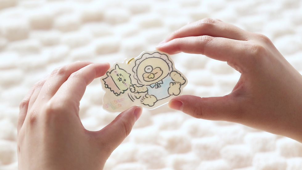 縮圖：Chiikawa Baby 立體視覺亞加力匙扣