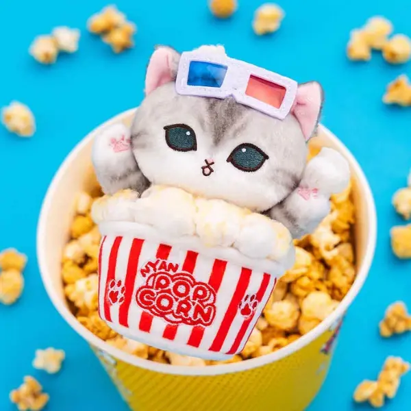 Mofusand 世界旅行系列毛公仔掛飾