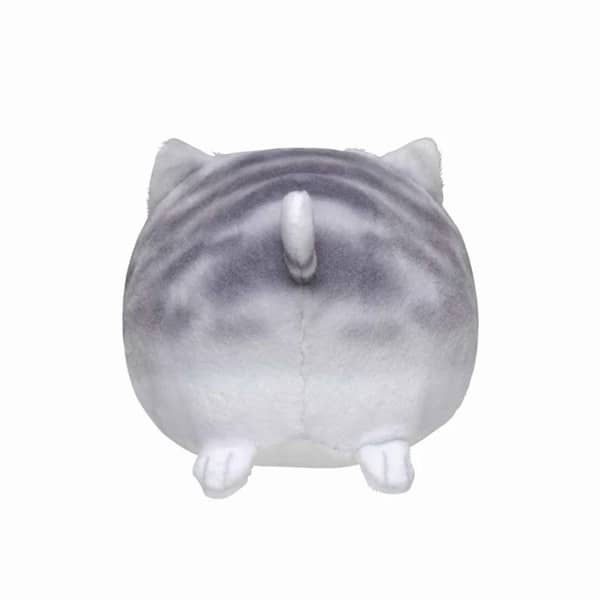 縮圖：mofusand 毛絨掌心公仔 (灰白貓)