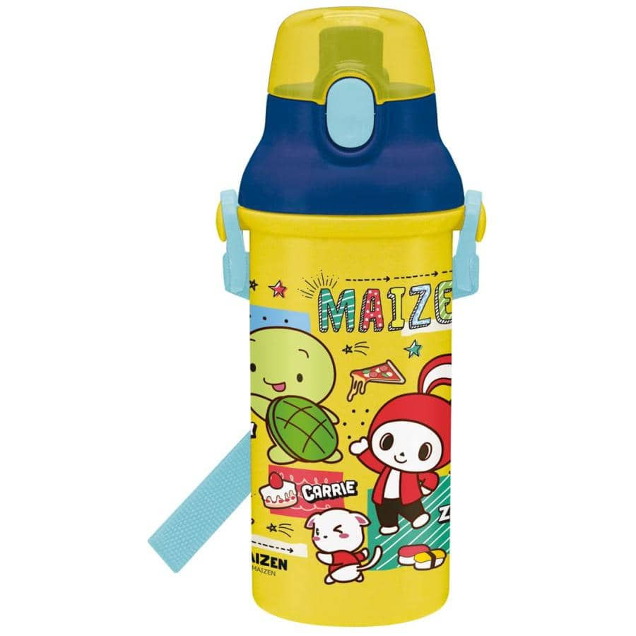 (現貨) 日本製 Maizen Sister 2023 銀離子抗菌 直飲式水樽 (付肩帶) 480ml (Skater)