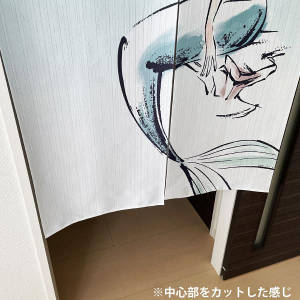 縮圖：(現貨) 日本製 Disney Princess x 桐生のれん 和風門簾 (Ariel 小魚仙)