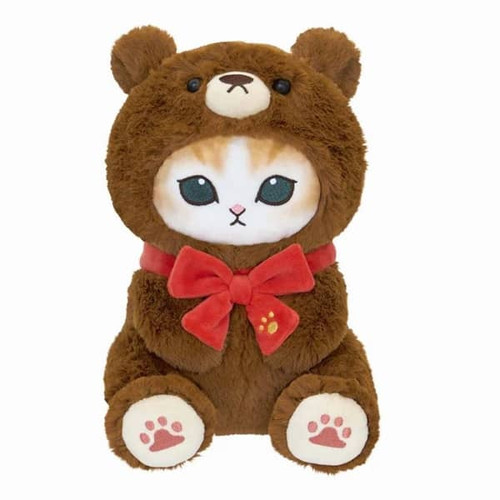 (現貨) mofusand 展覽限定 Teddy Bear 貓咪毛公仔 (啡色) | Zakka Store 雜貨士多