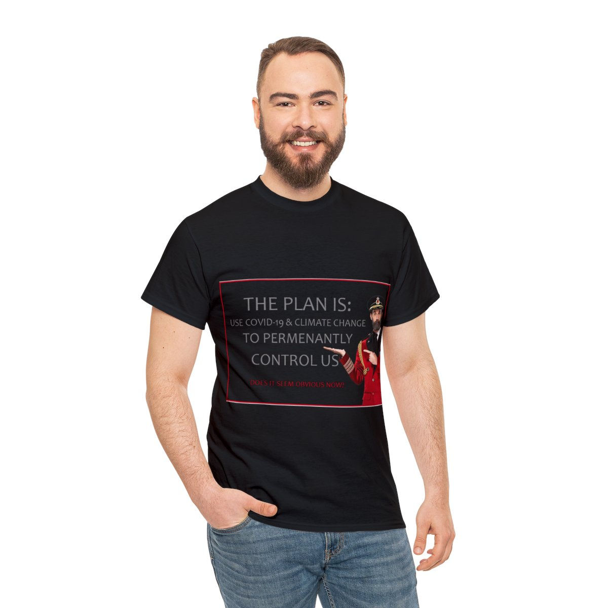 The Plan is to Control Us - Unisex Heavy Cotton Tee