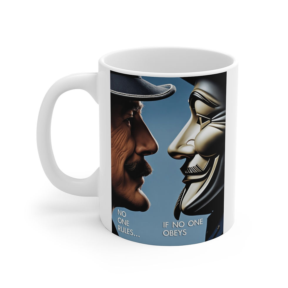 No One Rules If No One Obeys - Mug 11oz
