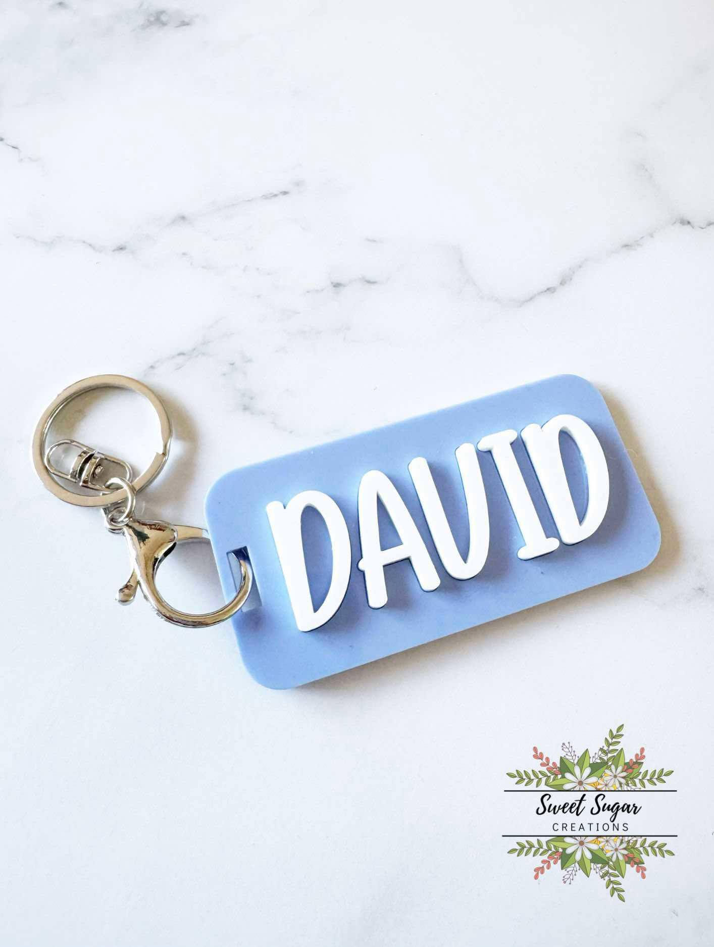 Personalised Tag Keyring