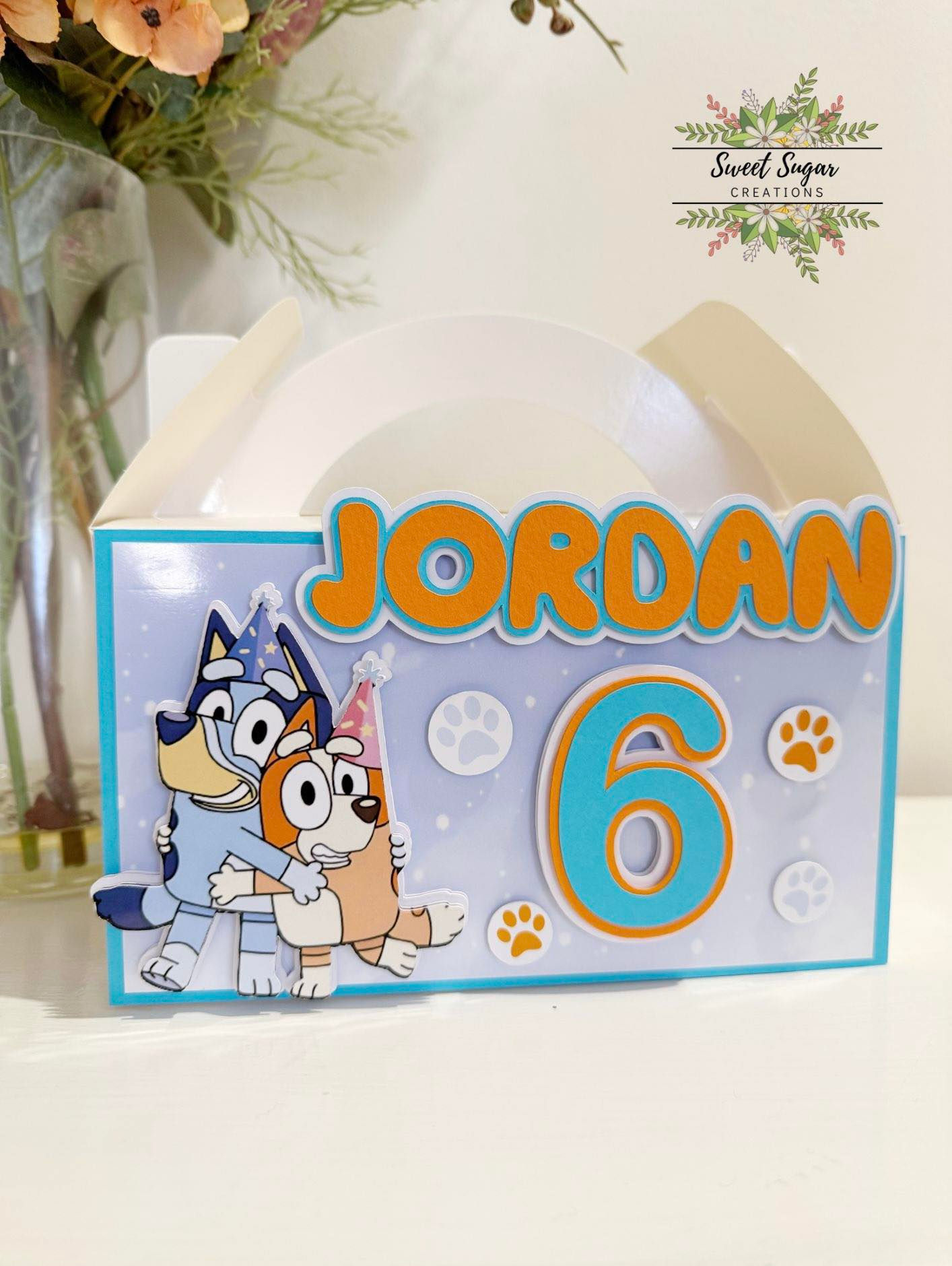 Bluey Lolly Favour Box