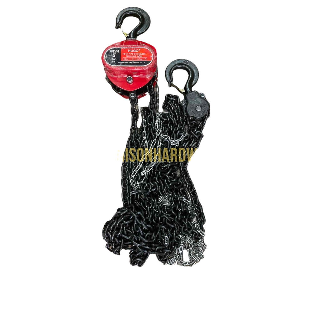 HS-VN5 HEAVY DUTY MANUAL CHAIN BLOCK BRAND HUGO