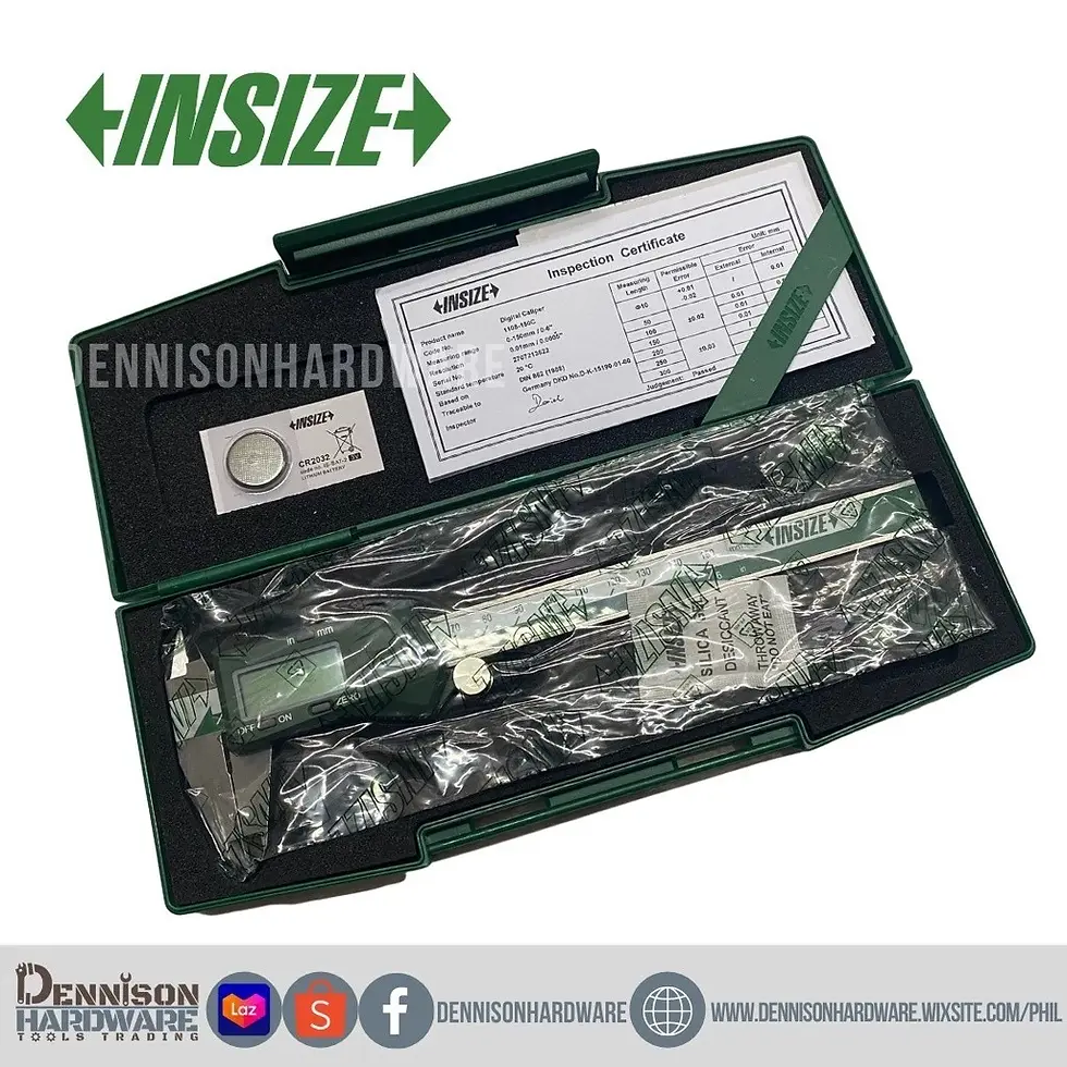 Thumbnail: INSIZE DIGITAL VERNIER CALIPER 0-6,0-8,0-12 INCHES WITH CERTIFICATE AND PLASTIC