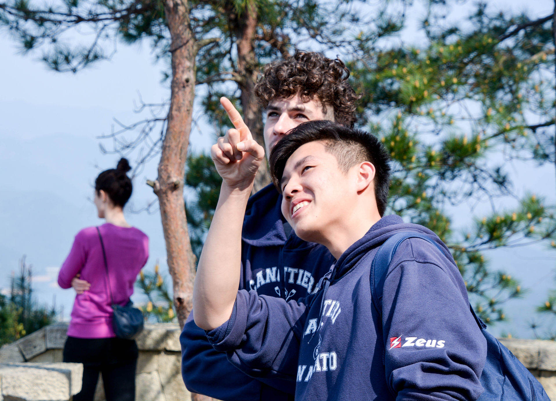 Even the teens were impressed with the natural scenery of this park