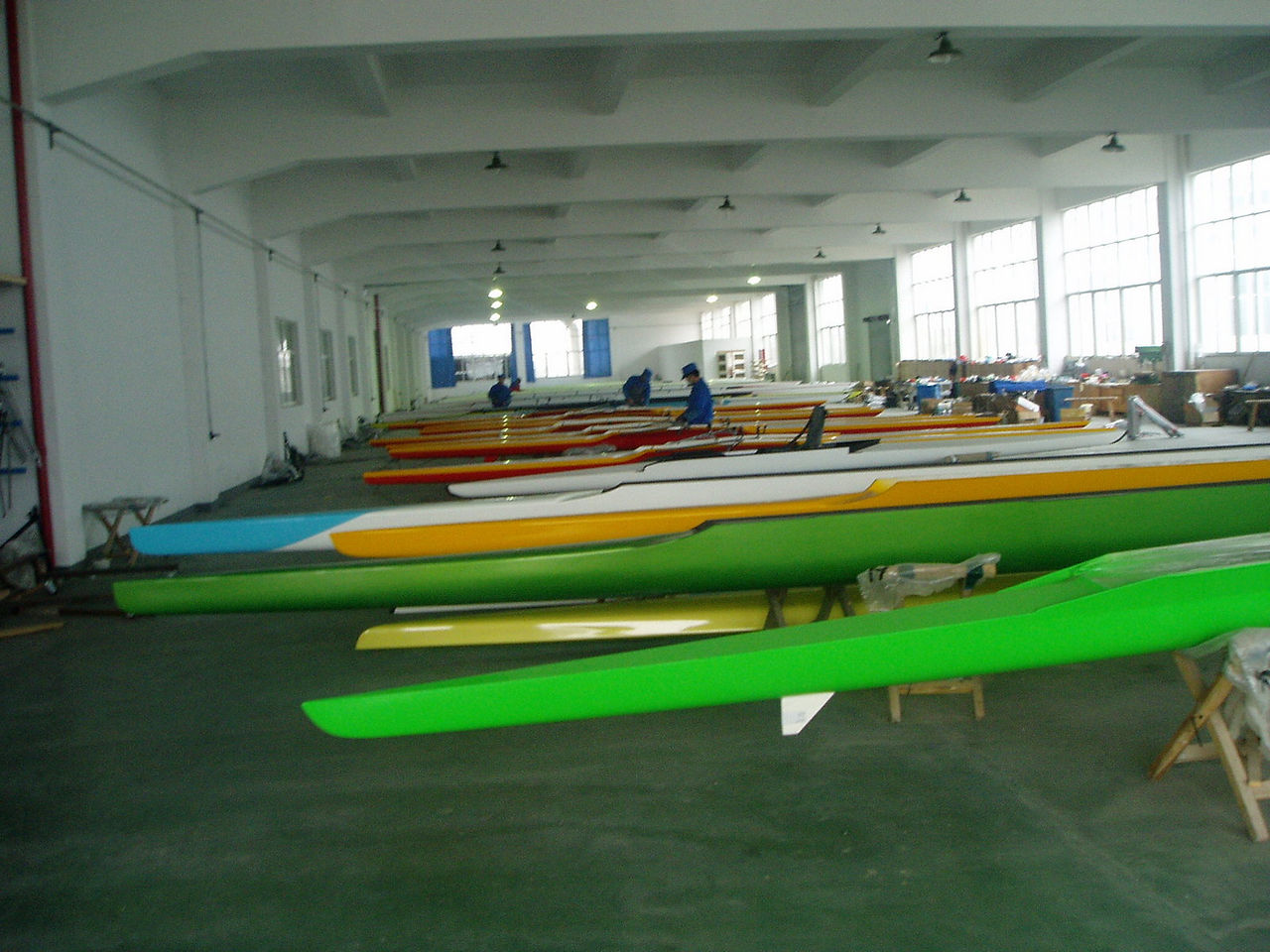 The boat factory Flying Eagle, a.k.a. Wintech, in 2004