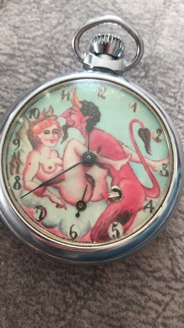 Thumbnail: erotic pocket watch