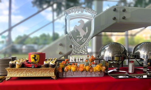 Ferrari's  celebration