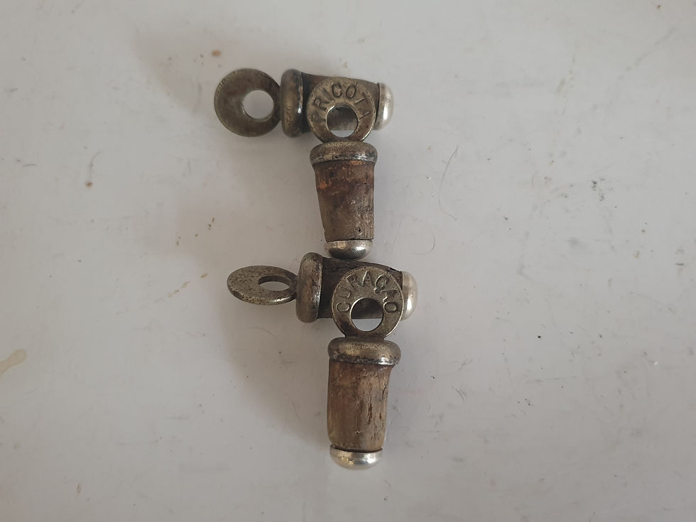 Thumbnail: Four Chamber Liqueur Decanter  with British Coat of Arms