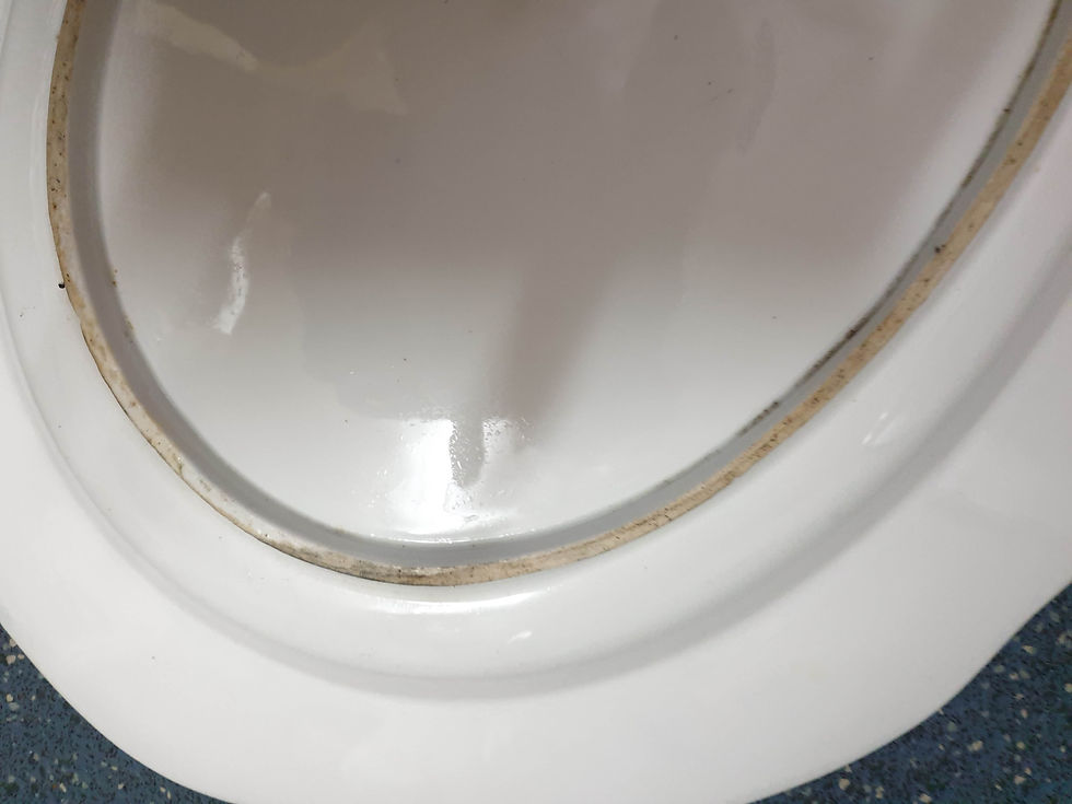 Thumbnail: Crested 19th Century Serving Platter