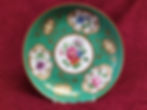 Thumbnail: Green Handpainted H&R Daniel Cup and Saucer