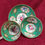Thumbnail: Green Handpainted H&R Daniel Cup and Saucer