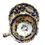 Thumbnail: Blue Handpainted H&R Daniel Cup and Saucer