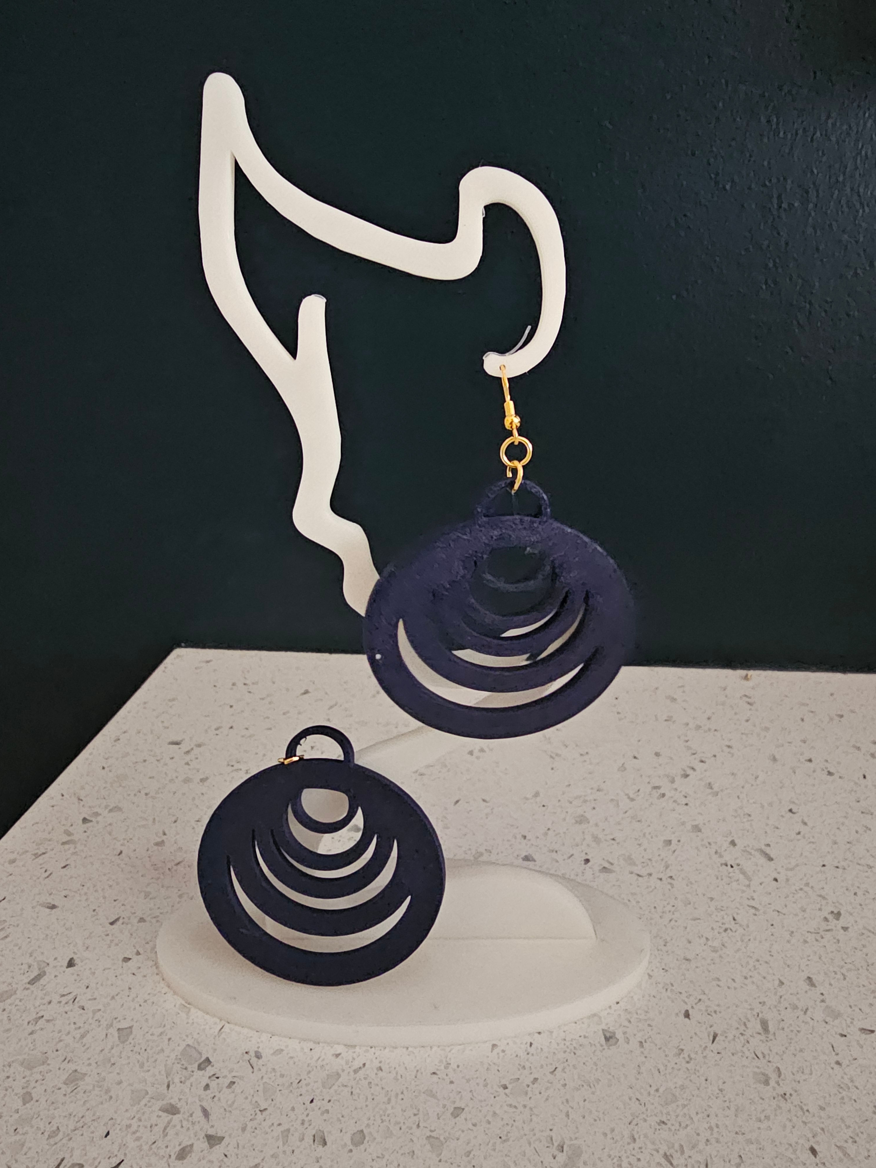 Wide Circle Earrings