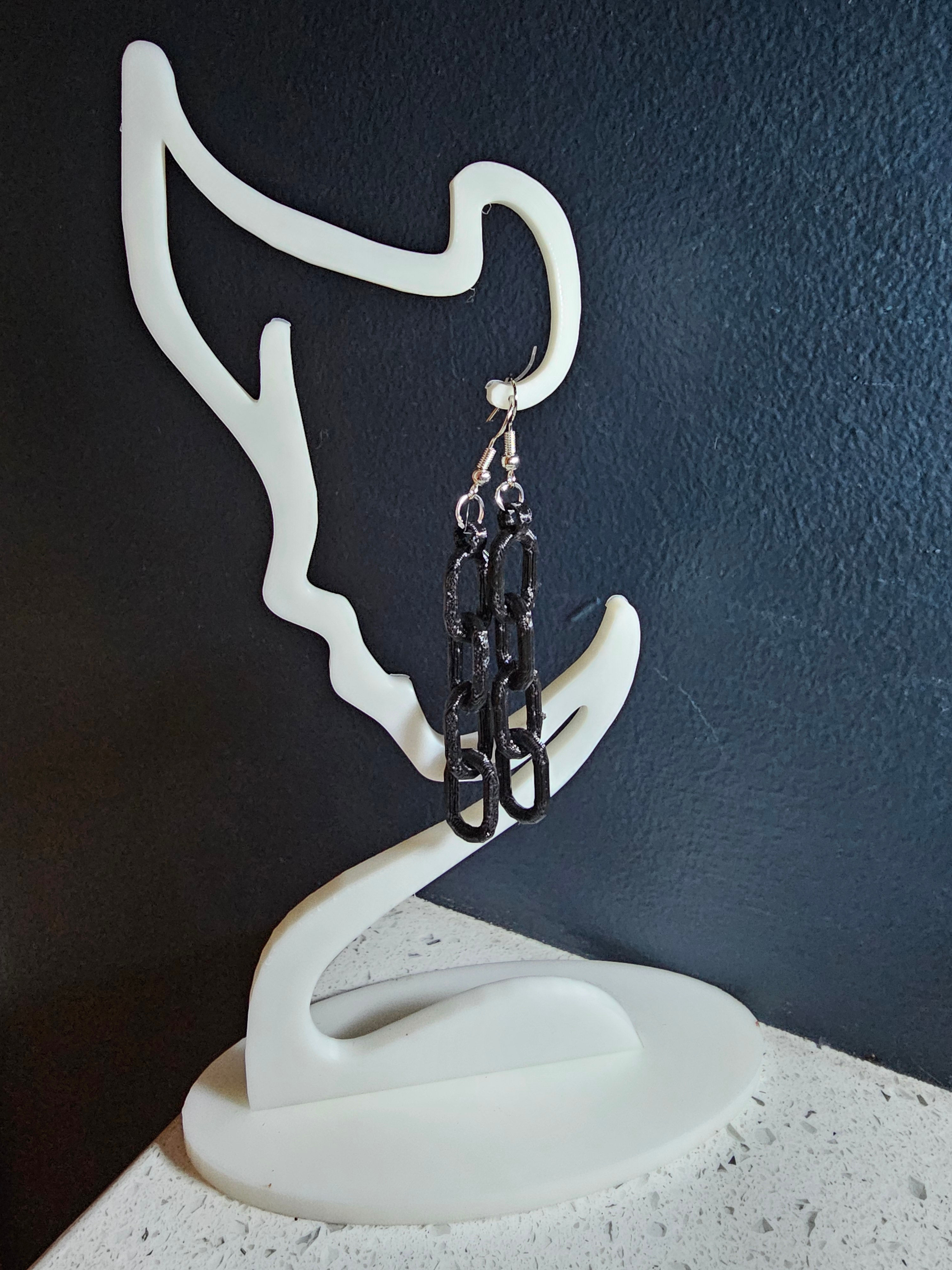 Short Chain Earrings