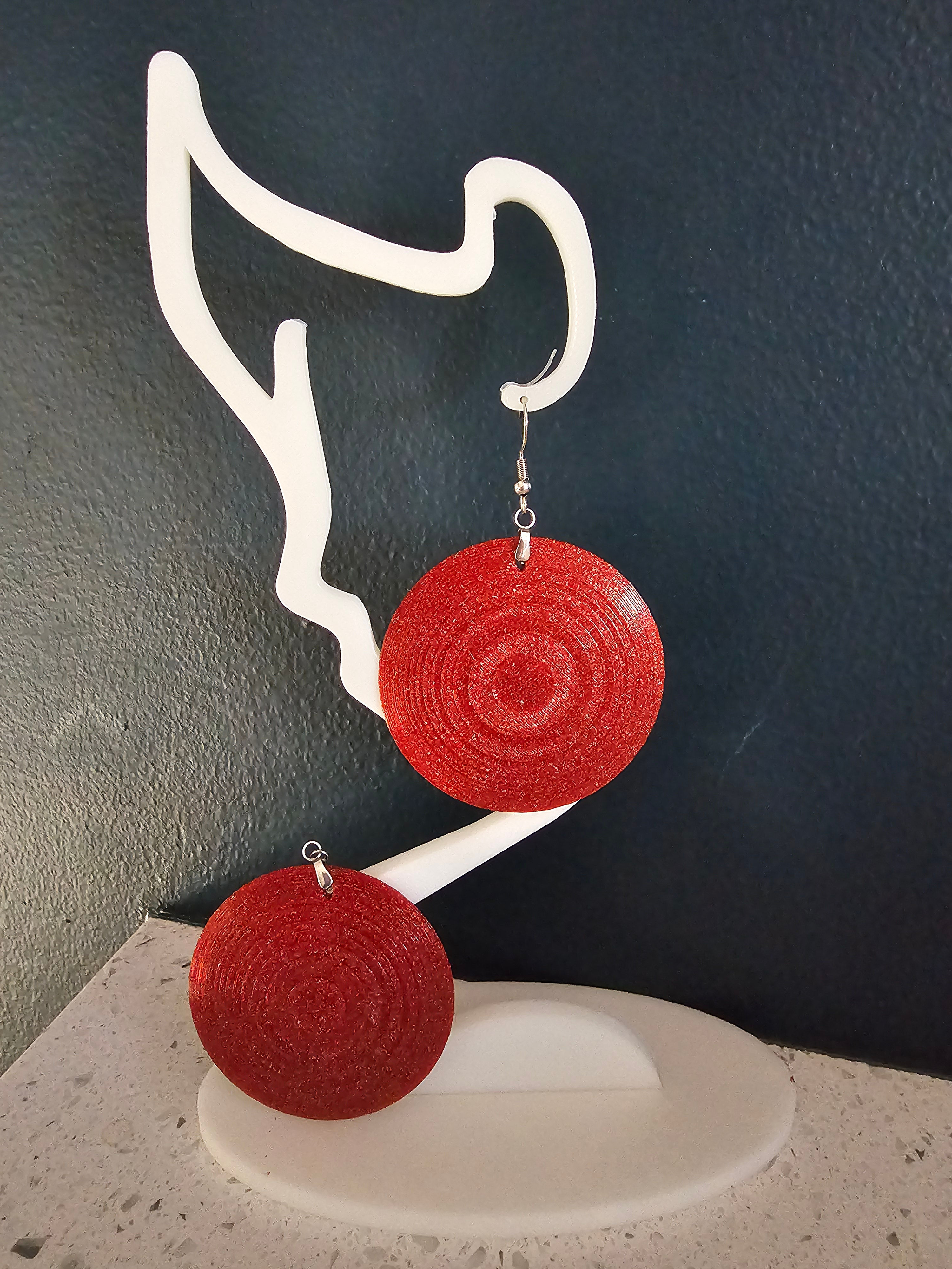 Dome Disk Earrings