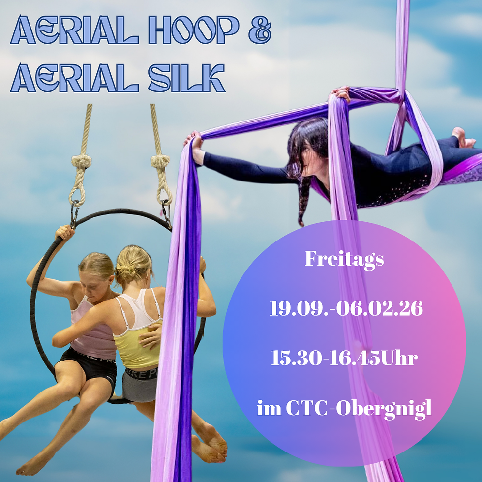 Aerial Teens Hoop & Silk Semesterkurs Ws25/26