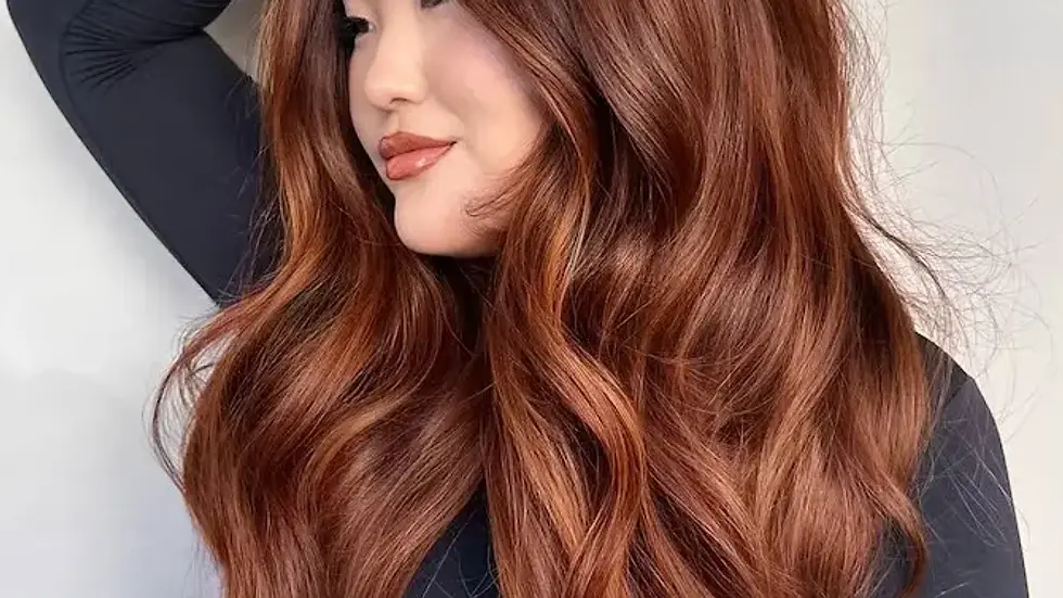 Burnt Copper Hair Colour