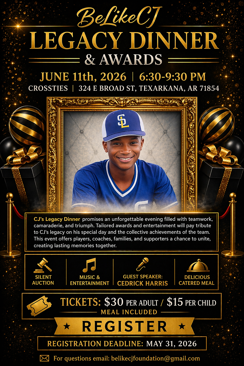 Be Like CJ Legacy Dinner and Awards