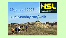 Blue Monday walk/run 19 januari 2026